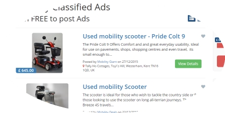free mobility classifieds